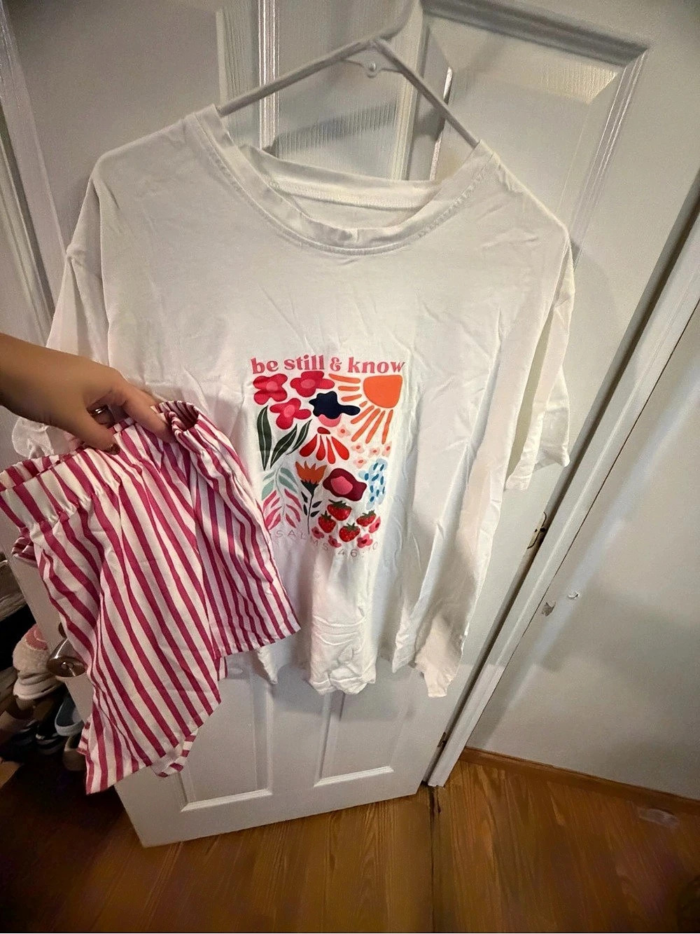 Red & White Gingham Top and Pants Set